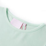 VidaXL Chemise enfant à manches courtes 92 couleur menthe clair