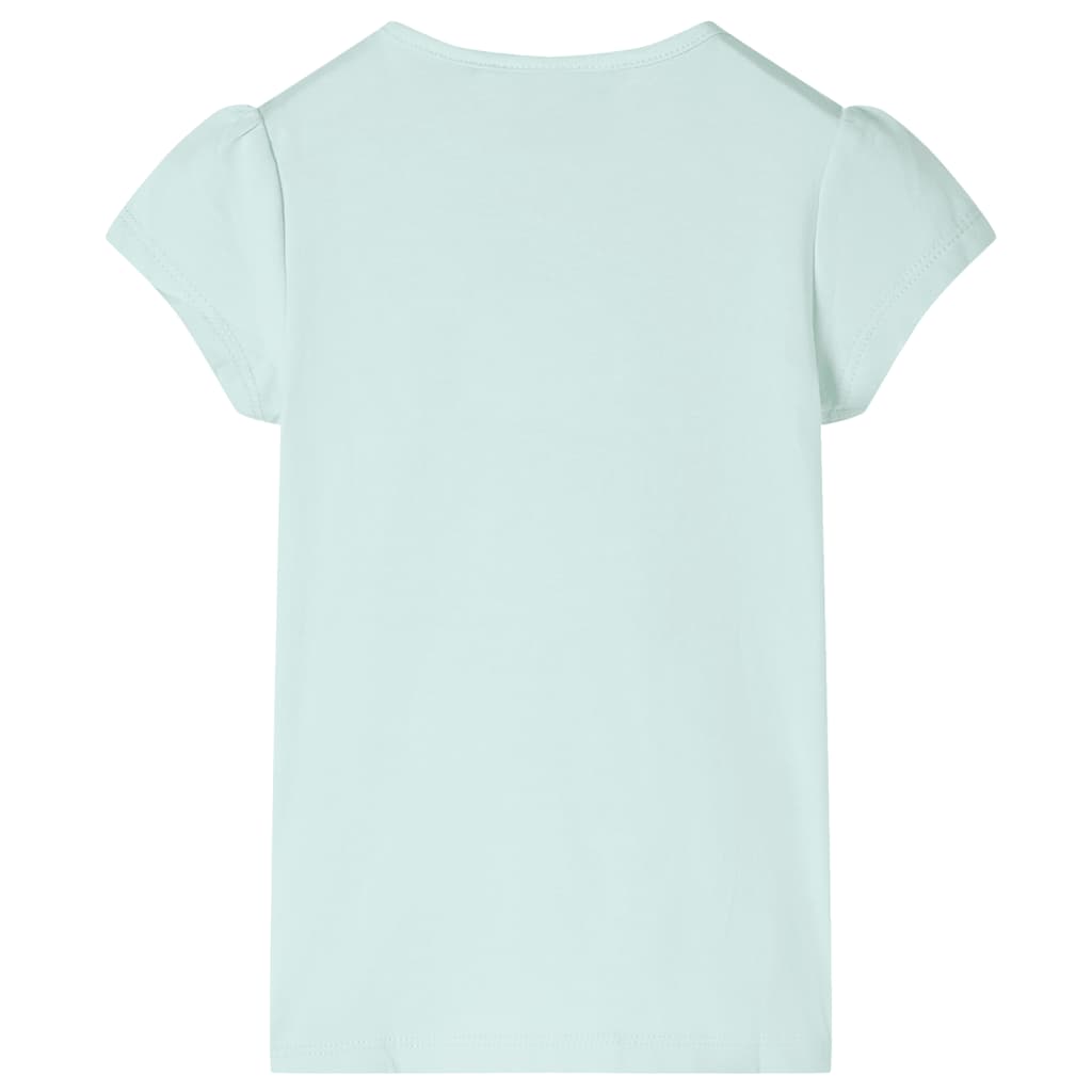 VidaXL Chemise enfant à manches courtes 104 couleur menthe clair
