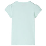 VidaXL Chemise enfant à manches courtes 116 couleur menthe clair