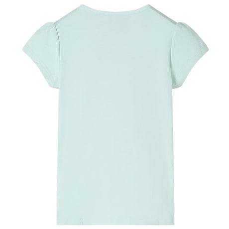 VidaXL Chemise enfant à manches courtes 128 couleur menthe clair
