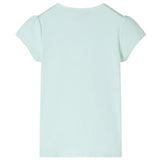 VidaXL Chemise enfant à manches courtes 140 couleur menthe clair