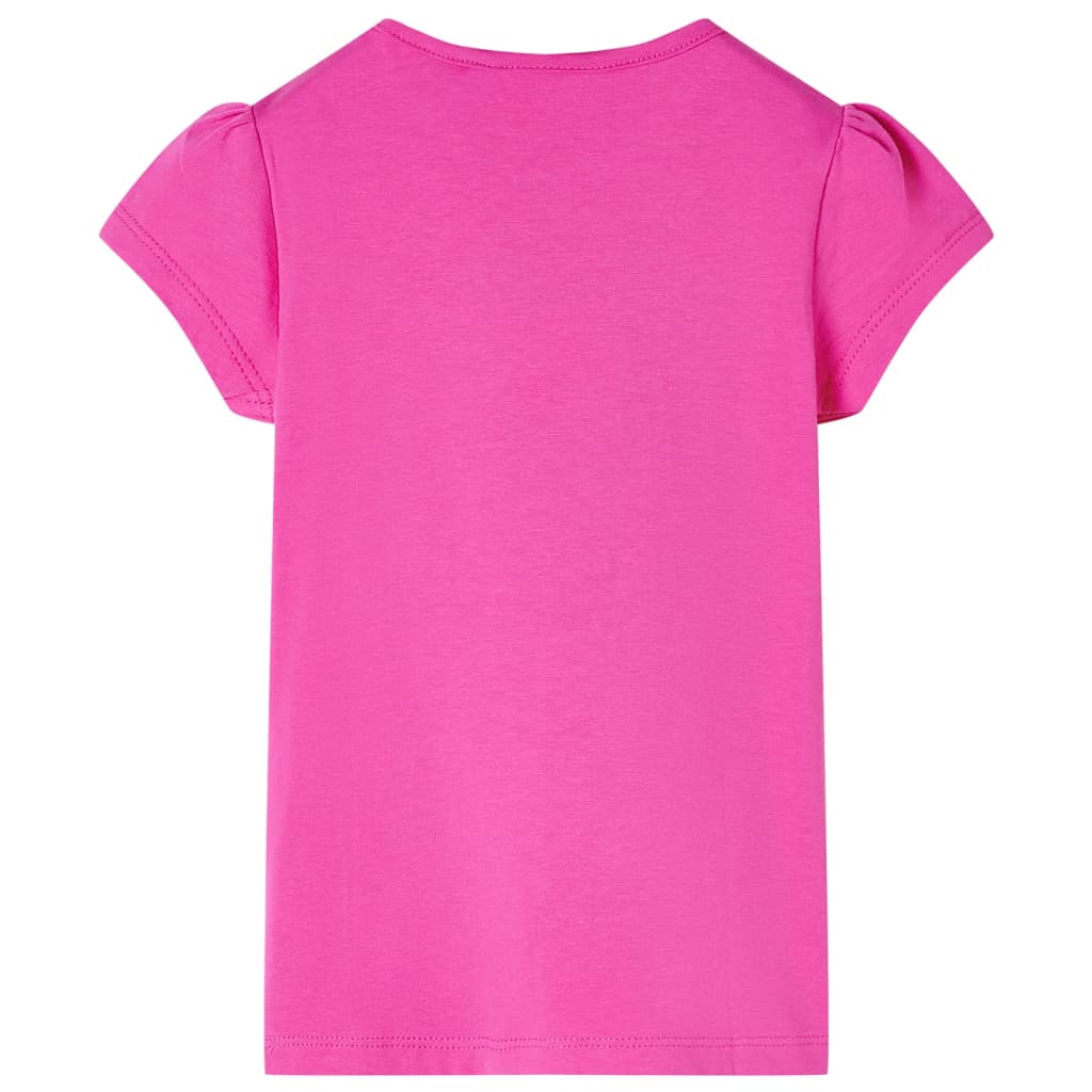 VidaXL Chemise enfant à manches courtes 92 rose foncé
