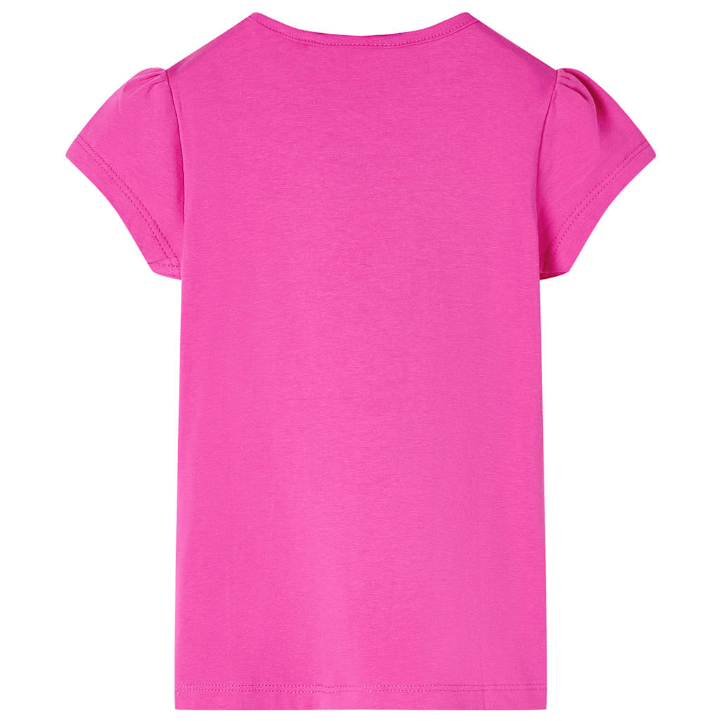 VidaXL Chemise enfant à manches courtes 104 rose foncé