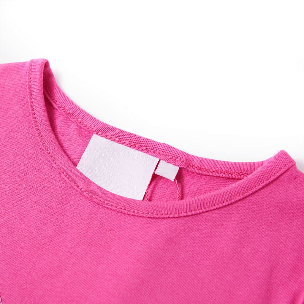 VidaXL chemise enfant à manches courtes 116 rose foncé