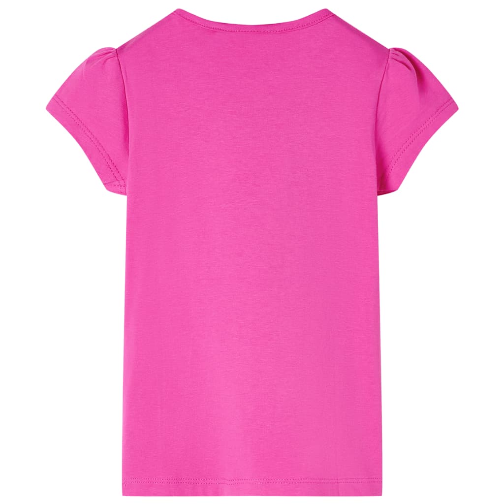 VidaXL Chemise enfant à manches courtes 140 rose foncé