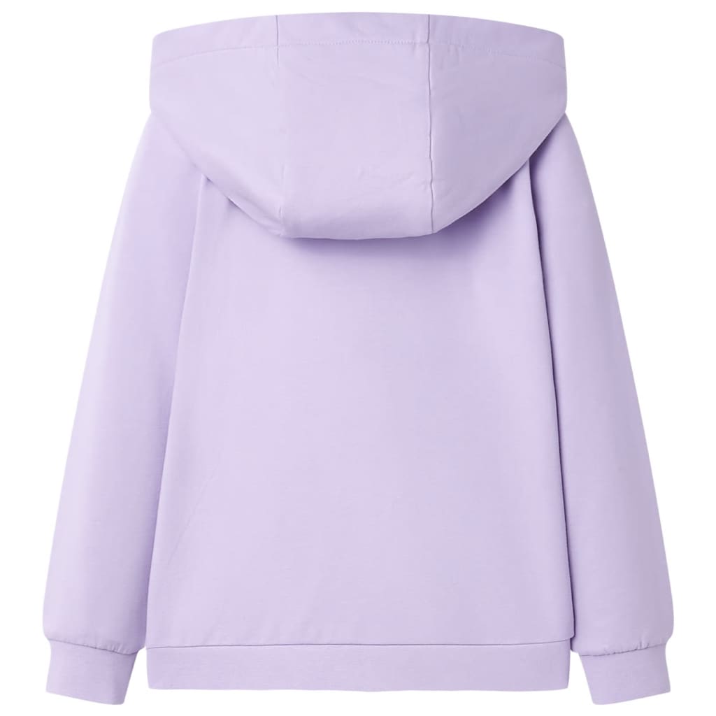 VidaXL Cardigan enfant avec capuche 92 lilas