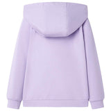 VidaXL Cardigan enfant à capuche 104 lilas