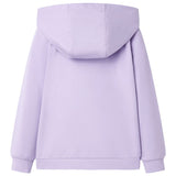 VidaXL Cardigan enfant à capuche 116 lilas