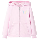 VidaXL Cardigan enfant avec capuche 92 rose clair