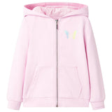VidaXL gilet enfant avec capuche 104 rose clair