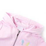 VidaXL Cardigan enfant avec capuche 116 rose clair