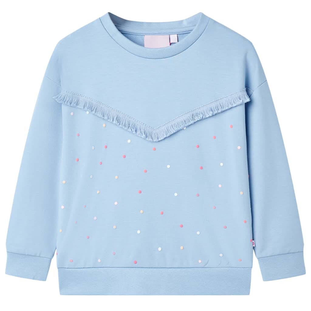 VidaXL Pull enfant 116 bleu