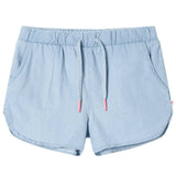 VidaXL Short enfant 92 bleu denim doux