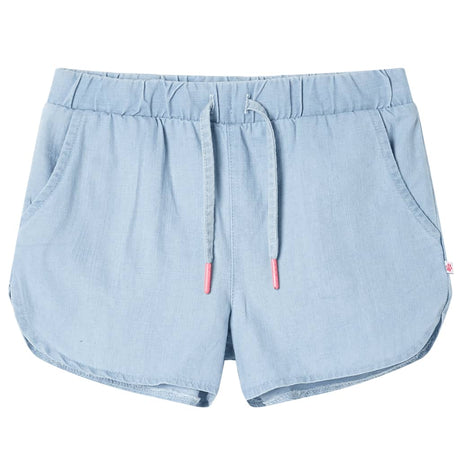 VidaXL Short enfant 92 bleu denim doux
