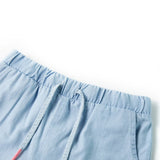 VidaXL Short enfant 104 bleu denim doux