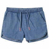 VidaXL Short enfant 104 bleu denim