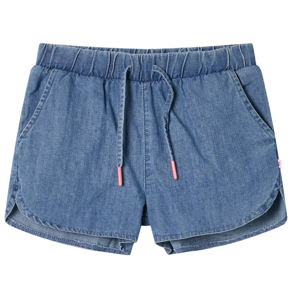 VidaXL Short enfant 116 bleu denim