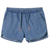 VidaXL Short enfant 116 bleu denim