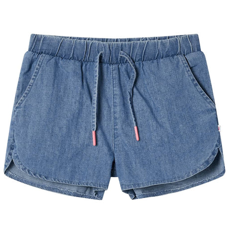 VidaXL Short enfant 140 bleu denim