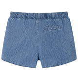 VidaXL Short enfant 140 bleu denim