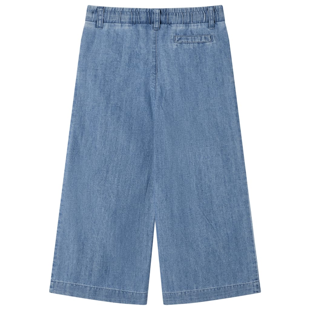 VidaXL Pantalon enfant 92 bleu denim