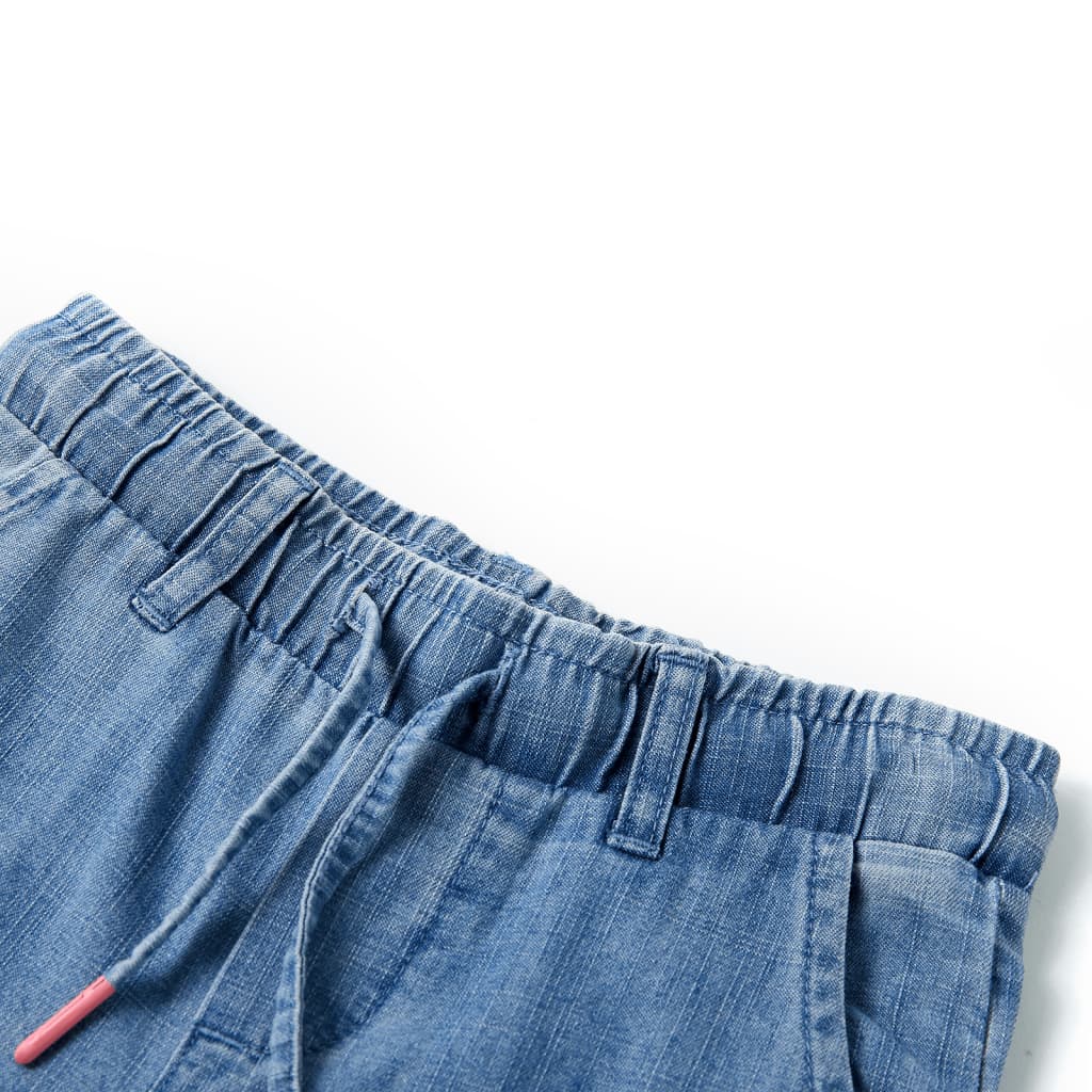 VidaXL Pantalon enfant 92 bleu denim