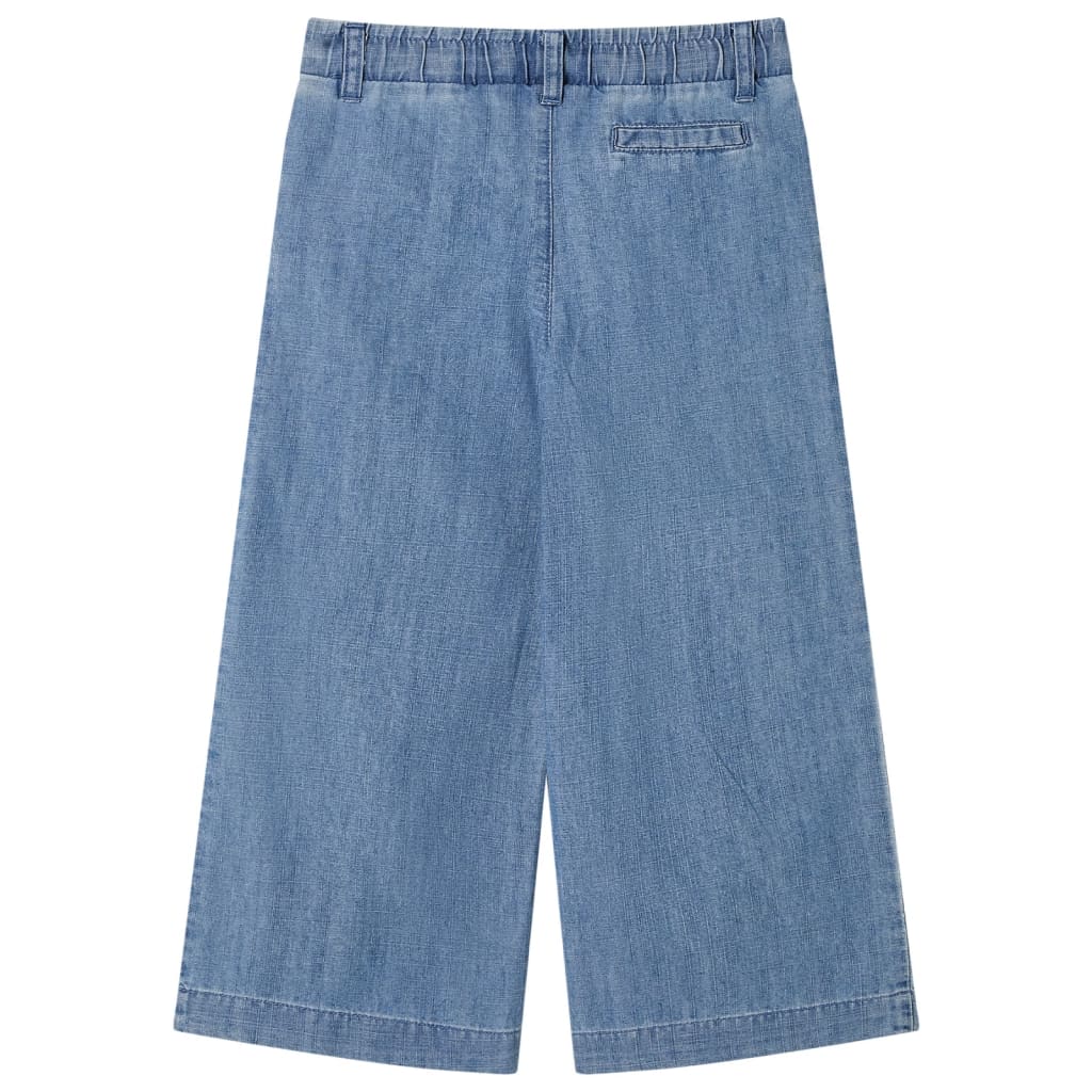 VidaXL Pantalon enfant 104 bleu denim