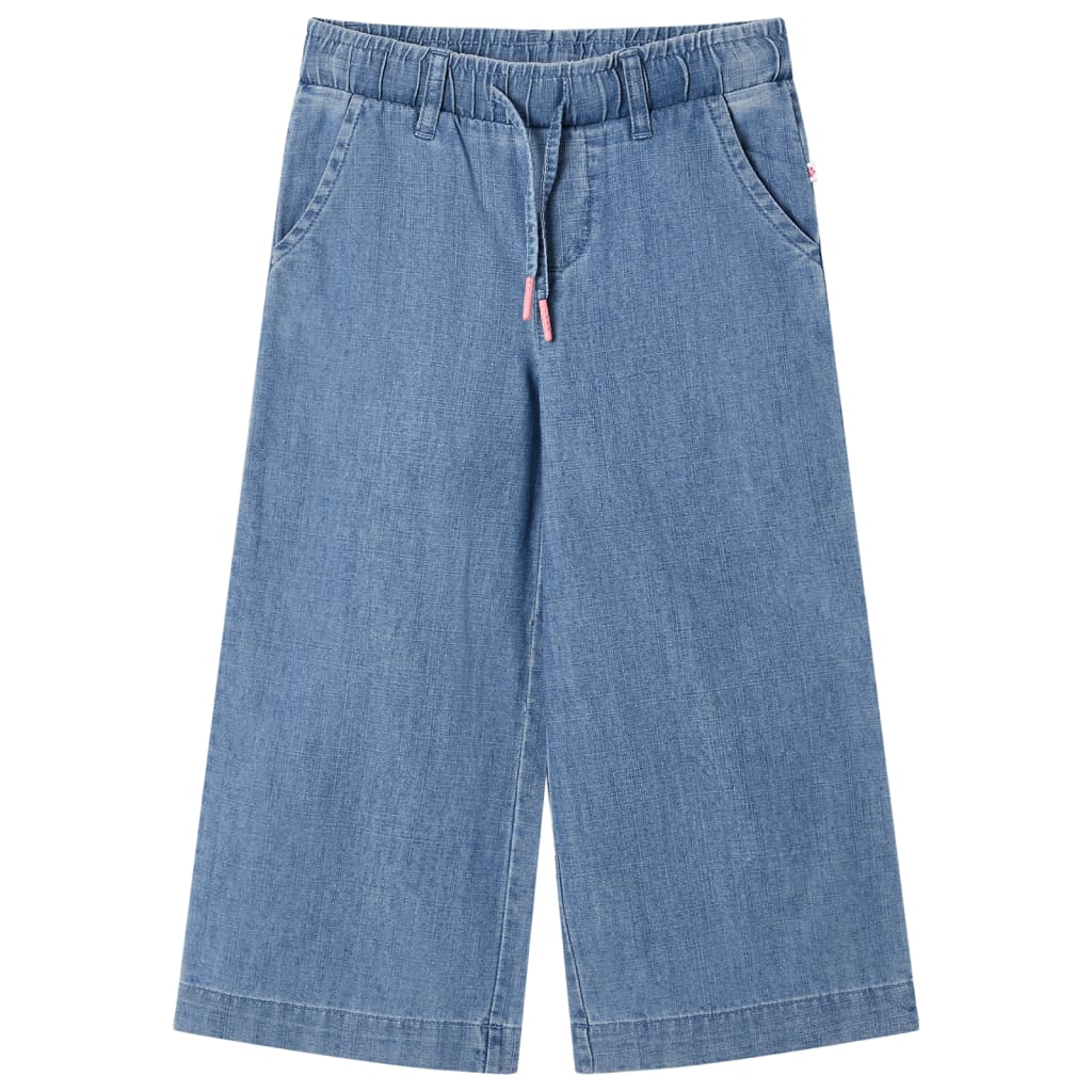 VidaXL Pantalon enfant 116 bleu denim