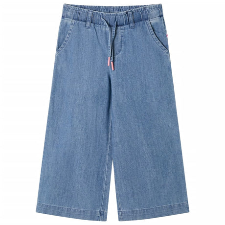 VidaXL Pantalon enfant 128 bleu denim