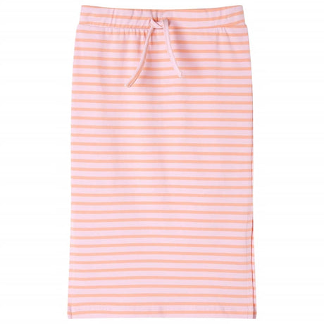 VidaXL Jupe enfant droite à rayures 104 rose