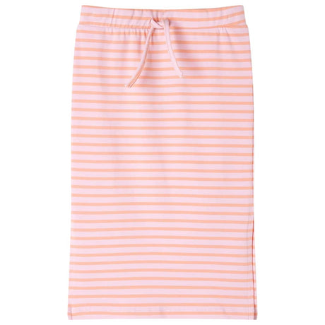 VidaXL Jupe enfant droite à rayures 140 rose