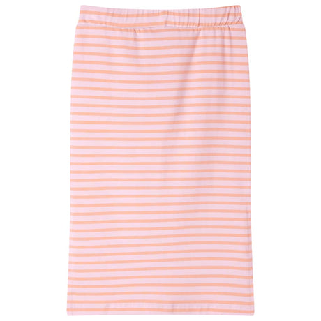 VidaXL Jupe enfant droite à rayures 140 rose