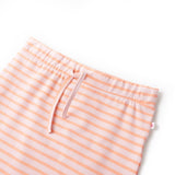 VidaXL Jupe enfant droite à rayures 140 rose