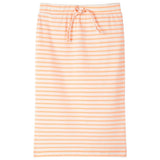 VidaXL Jupe enfant droite à rayures 128 orange fluo