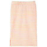VidaXL Jupe enfant droite à rayures 140 orange fluo