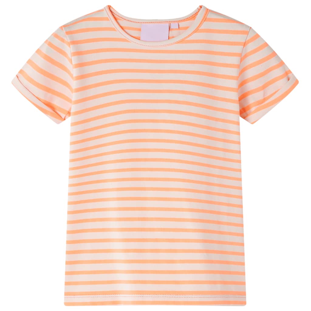 VidaXL Chemise enfant 128 orange fluo