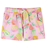 VidaXL short enfant avec cordon de serrage 140 rose tendre