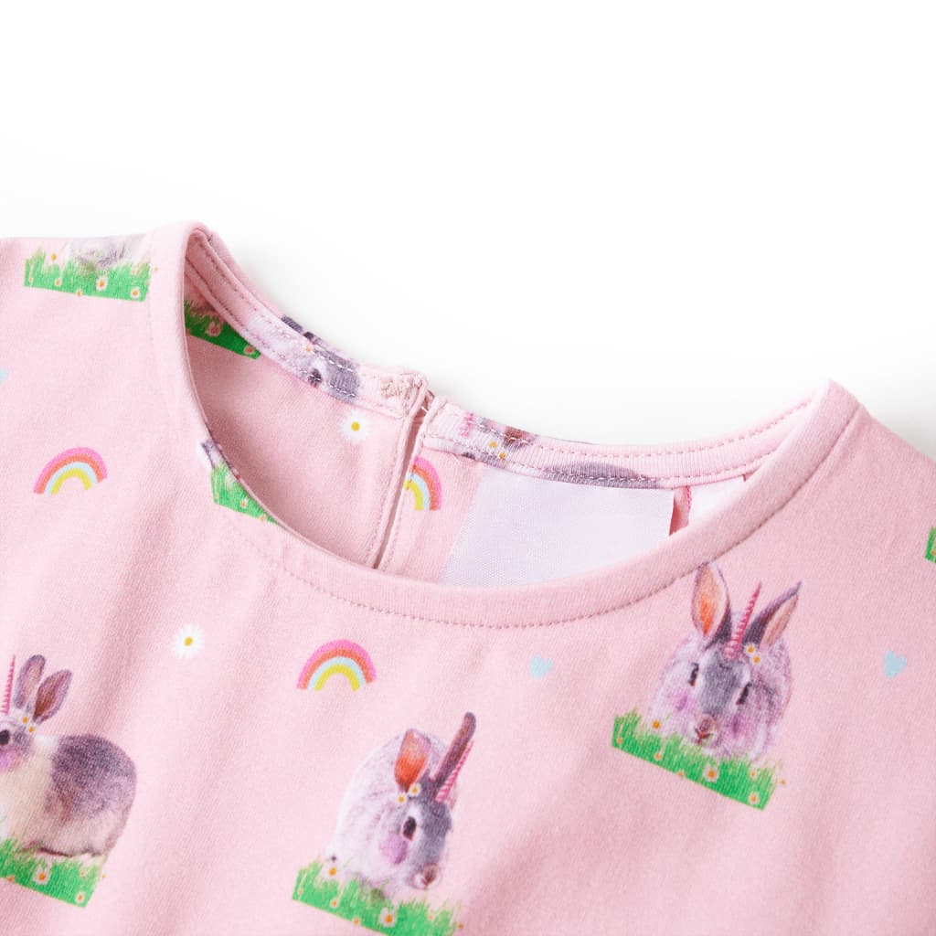 VidaXL Robe enfant 128 rose clair