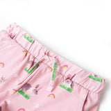 VidaXL Short enfant avec cordon de serrage 128 rose clair