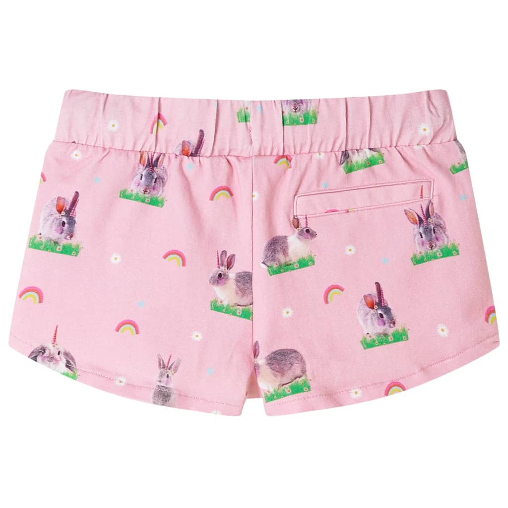 VidaXL Short enfant avec cordon de serrage 140 rose clair