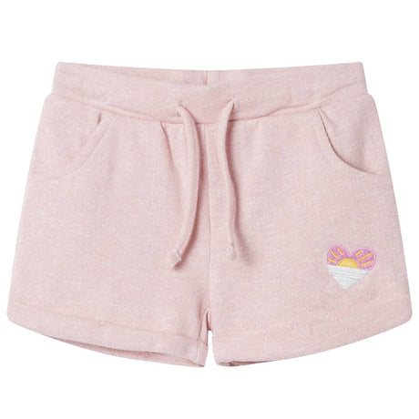 VidaXL Short enfant avec cordon de serrage 128 rose clair mélangé