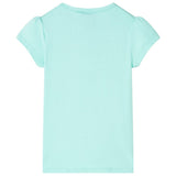 Vidaxl kindershirt 128 lichtmint