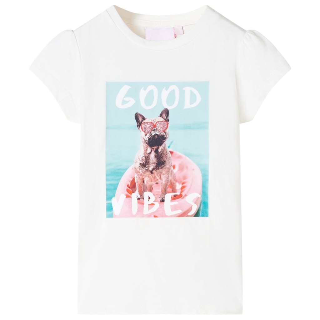 VidaXL Chemise enfant 104 écru