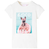VidaXL Chemise enfant 104 écru