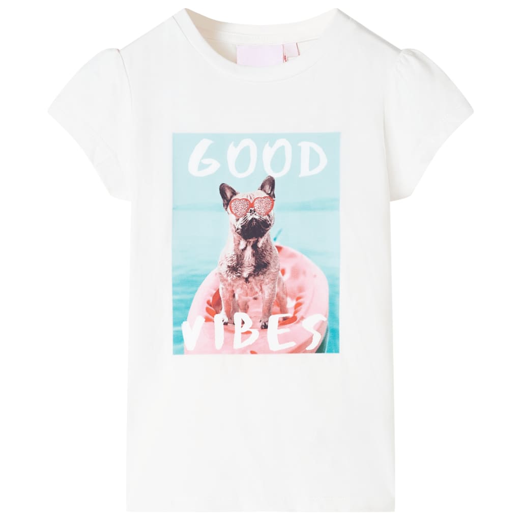VidaXL Chemise enfant 116 écru