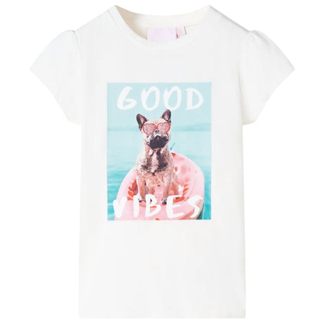 VidaXL Chemise enfant 140 écru