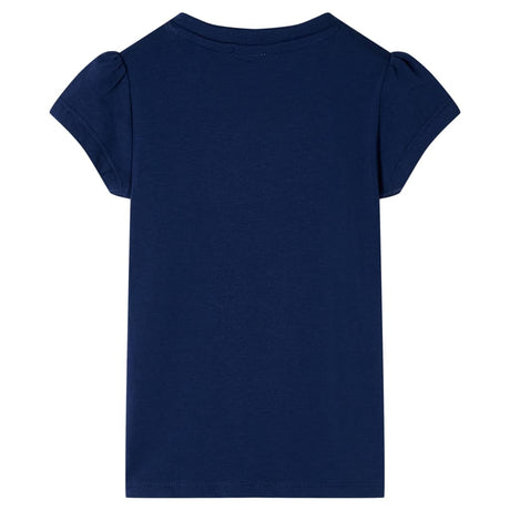 VidaXL Chemise enfant 104 bleu marine