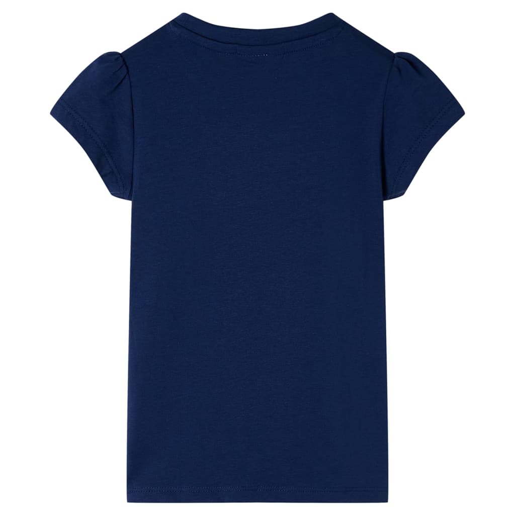VidaXL Chemise enfant 116 bleu marine