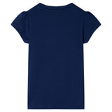 VidaXL Chemise enfant 116 bleu marine