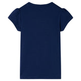 VidaXL chemise enfant 128 bleu marine